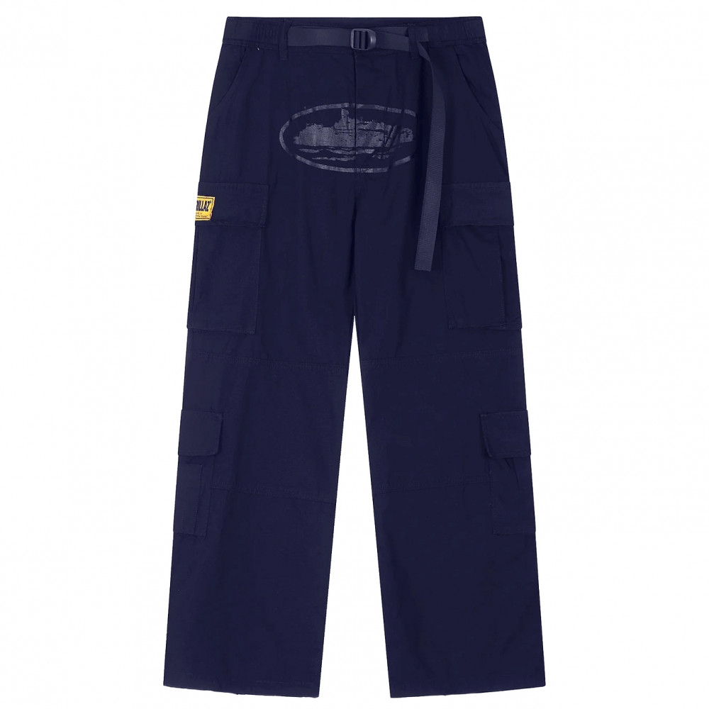 Corteiz 5 Starz Cargo Pants (Navy)